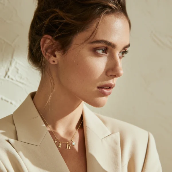 H | Sagittarius​ - Birthstone & Lucky Charm Necklace