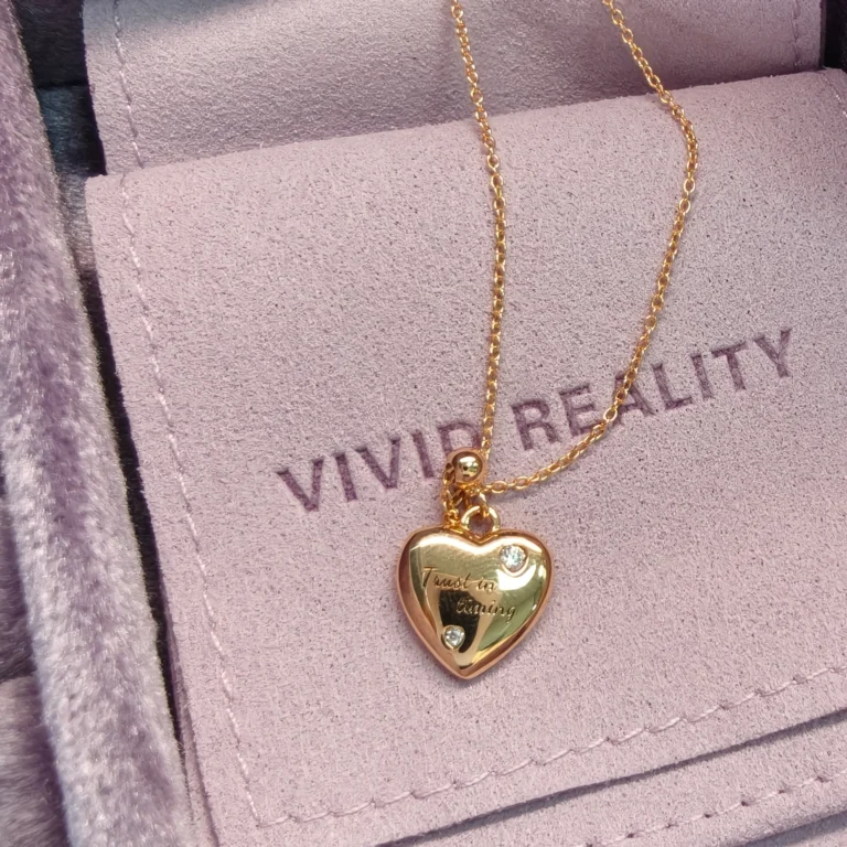 Trust in Timing Charm - Inspirational "Divine Timing" Heart Charm for Bracelet or Necklace photo review