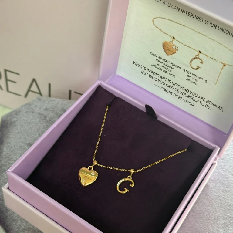 Hakuna Matata Charm - “No Worries” Manifestation Talisman Heart Charm for Bracelet or Necklace photo review