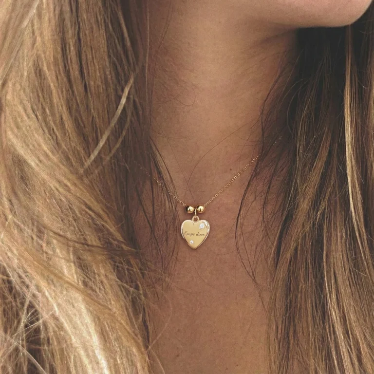 Carpe Diem Charm - Sterling Silver "Seize the Day" Heart Charm for Bracelet or Necklace photo review