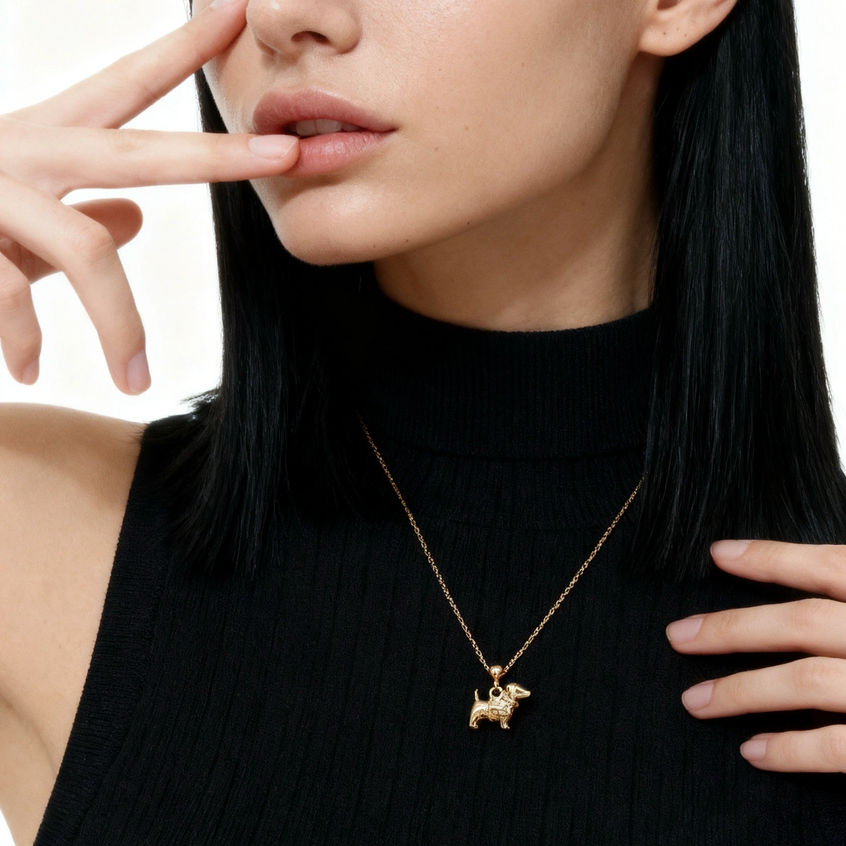 Dachshund Charm - Sterling Silver Miniature Wiener Dog Charm for Bracelet or Necklace - Image 7