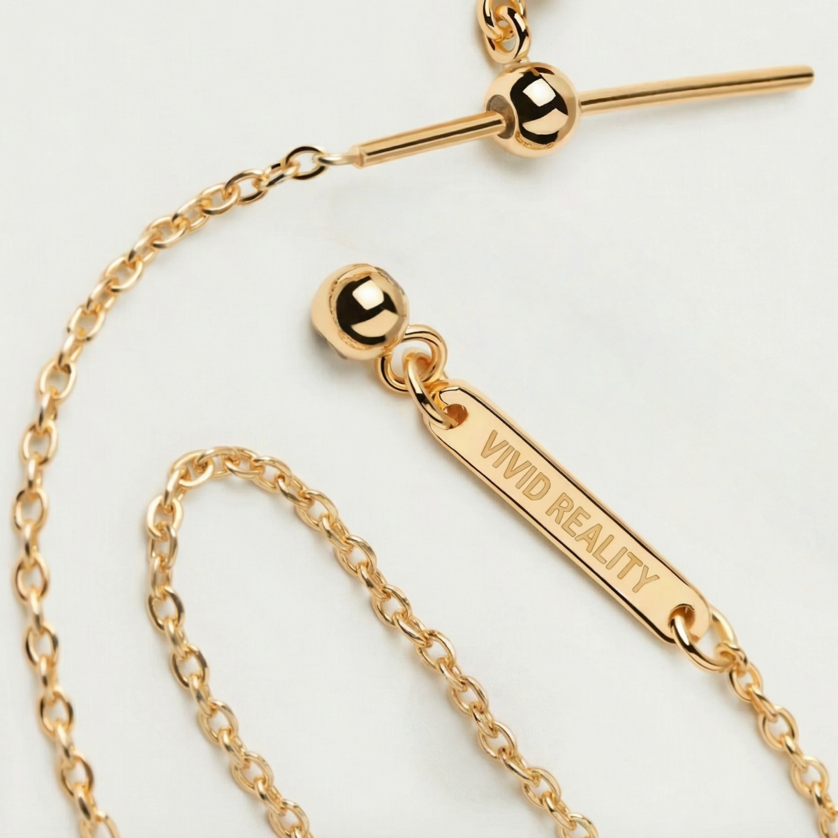 19-Inch Gold ChainBuild Your Own Signature Necklace - Vivid Reality Jewelry