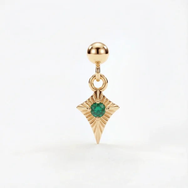 May Birthstone Charm