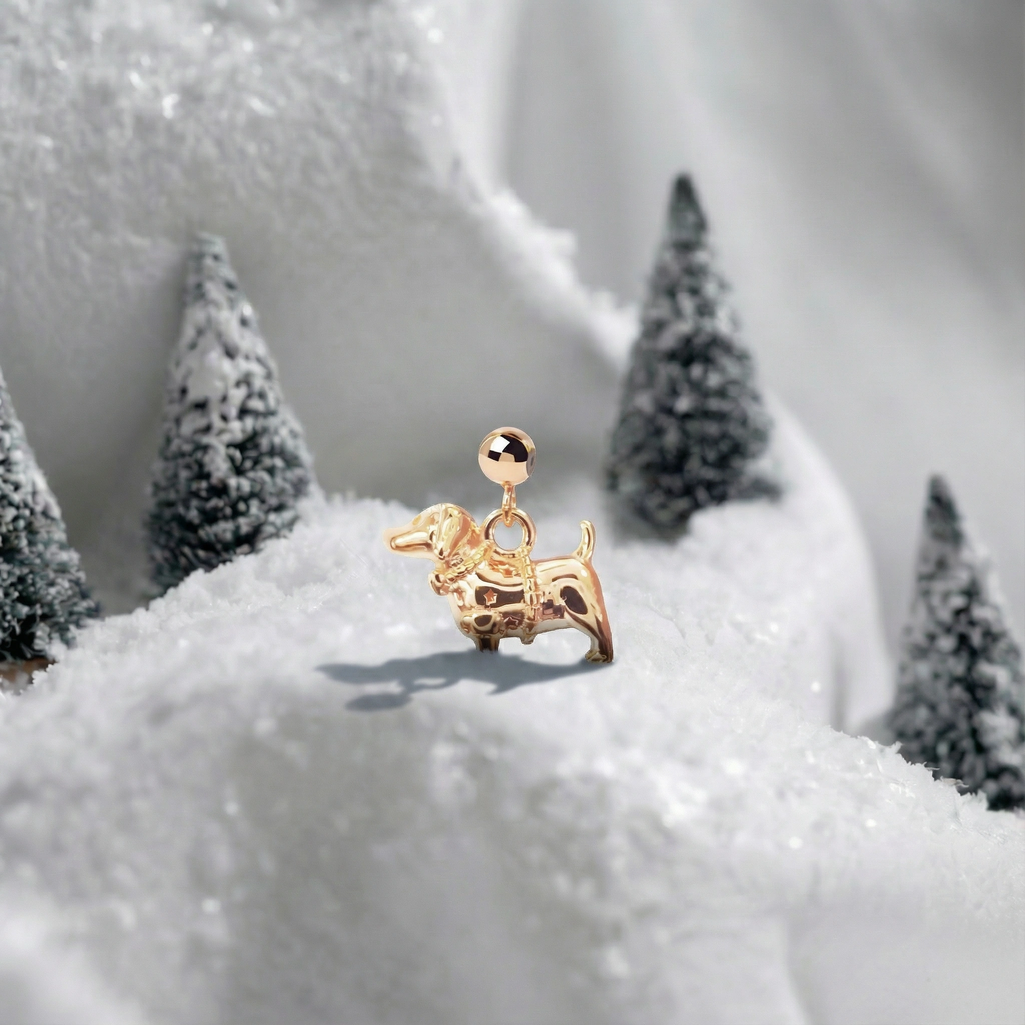 Dachshund Charm - Sterling Silver Miniature Wiener Dog Charm for Bracelet or Necklace - Image 8