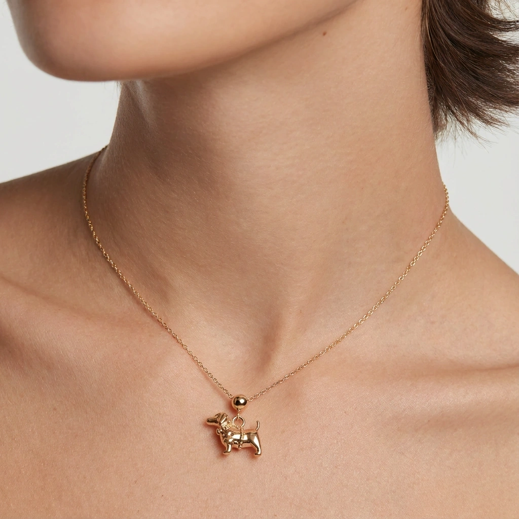 Dachshund Charm - Sterling Silver Miniature Wiener Dog Charm for Bracelet or Necklace - Image 5