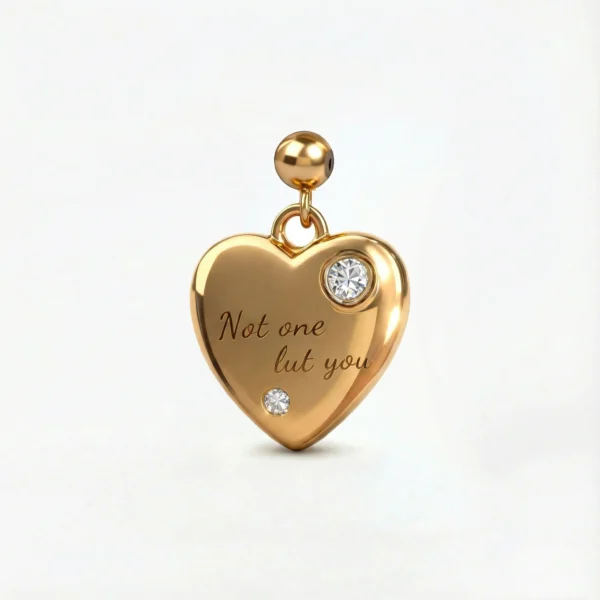 Not One But You Gift for Her - Personalized Love Charm Pendant