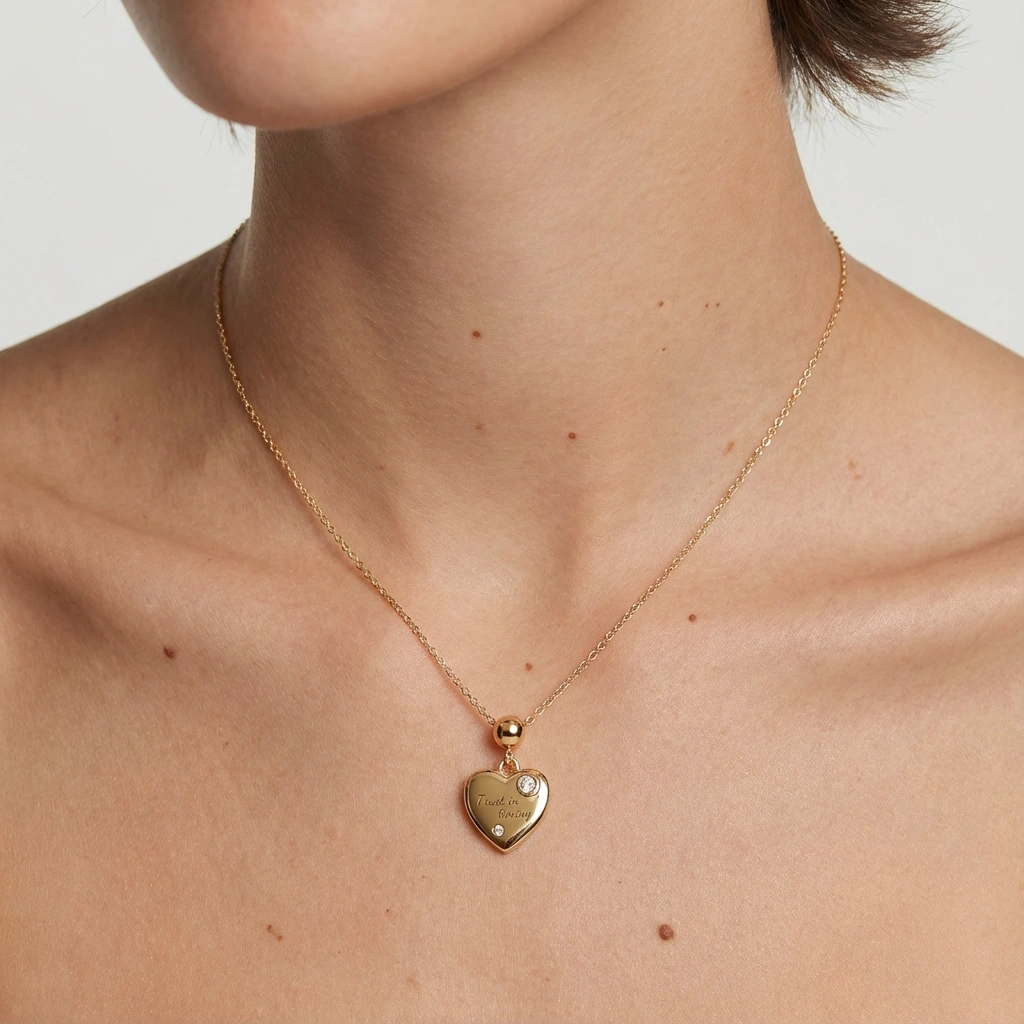 Trust in Timing Charm - Inspirational "Divine Timing" Heart Charm for Bracelet or Necklace - Image 10