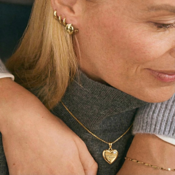 Alternative view of Carpe Diem Charm - Sterling Silver "Seize the Day" Heart Charm for Bracelet or Necklace