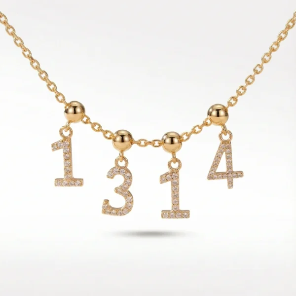 Number Charms - Sterling Silver Personalized Number Charms for Bracelet or Necklace